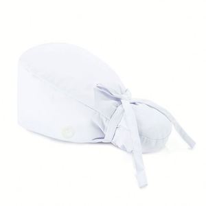 Gorros Quirúrgicos Ajustables con Botones, Banda Absorbente de Sudor, Gorro de Trabajo de Algodón Suave con Cola de Caballo, Gorro Quirúrgico para Enfermeras con Lazos Traseros para Mujeres con Cabello Largo - Product Image 2