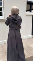 Robe Abaya décontractée à capuche Mexizo pour femmes musulmanes, mode islamique de Dubaï, longue robe maxi