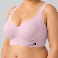 Sujetador Deportivo Inalámbrico Suave SHANGBINI, Talla Grande, para Yoga y Dormir, con Logotipo Personalizado, Suministro de Fábrica OEM ODM