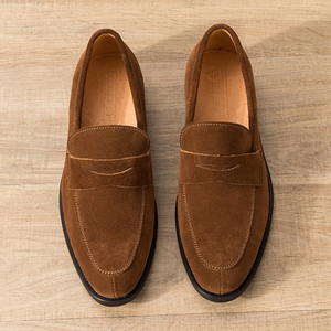 Nouveaux Mocassins de Conduite pour Hommes en Cuir Véritable et Daim, Modèle 2024, Confortables et Durables à Enfiler, Personnalisation de Logo - Product Image 6