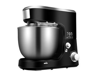 Robot pâtissier électrique planétaire 3-en-1 avec bol mélangeur rotatif excentrique de 5 L et 3 vitesses pour cuisine domestique - Product Image 2