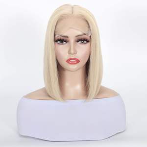 Peluca de Cabello Humano Remy 100% con Base de Encaje 5x5, Sin Enredos, Sin Caída, Estilo DIY, Calidad Premium, Reflejos <span class=keywords><strong>Rubio</strong></span> <span class=keywords><strong>Dorado</strong></span> Balayage - Product Image 3