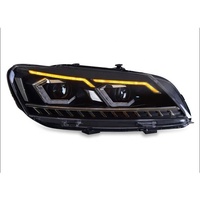 Ensemble de phares LED pour Volkswagen Passat B7 2011-2015, phares LED modifiés avec clignotants séquentiels, paire complète