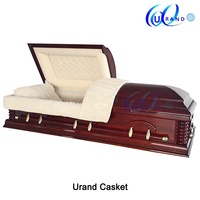 Artículos Funerarios, Ataúdes y Féretros para Adultos, Ataúdes de Madera Estilo Americano Importados de Italia, de Paulownia, para Funeral