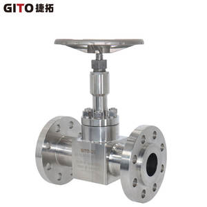 Vanne à soufflet manuelle haute température DN50 316L pour eau, huile et gaz spéciaux, vanne à soufflet pour silane - Product Image 1