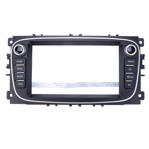 Cadre de façade d'autoradio 7 pouces pour <span class=keywords><strong>Ford</strong></span> <span class=keywords><strong>Focus</strong></span> / Mondeo / S-MAX (2006-2011) (Noir Mat) Kit de tableau de bord pour unité Android Fusion Vente en gros - Product Image 3