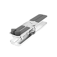 Support pour ordinateur portable rotatif à 360 degrés réglable Support en aluminium pliable pour ordinateurs portables et tablettes de 10 à 17 pouces