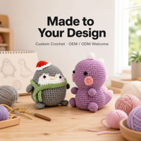 Kit de crochet DIY pour débutants, ensemble de démarrage Amigurumi avec crochets ergonomiques, fil, rembourrage, yeux de sécurité, marqueurs de points