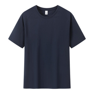เสื้อยืดสั่งทำพิเศษ สีพื้น ผ้าโพลีเอสเตอร์ เนื้อผ้าบาง สำหรับใส่พักผ่อน แขนสั้น ใส่ในช่วงฤดูร้อน - Product Image 1