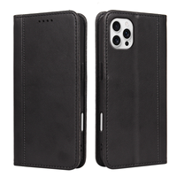 Casing Ponsel Kulit PU Magnetik Lipat untuk iPhone 18 17 16 Pro Max 17 16 15 14 Plus 17/16E Air 13 12 Mini dengan Tempat Kartu Dompet