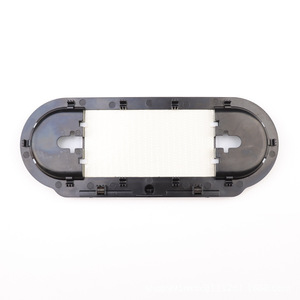 Mini miroir de courtoisie pare-soleil avant F55 F56 F60 à clipser, miroir de maquillage en plastique, ensemble complet gris noir - Product Image 3