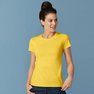 Chemise blanche décontractée en coton 100% de qualité supérieure pour femmes, multicolores, <span class=keywords><strong>t</strong></span>-shirts pour femmes avec logo brodé imprimé - Product Image 3