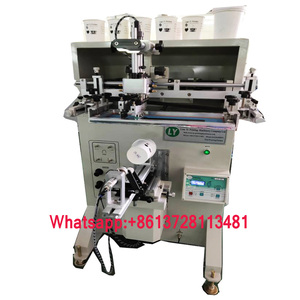 Tumbler Jar Bottle Container logo Silk Screen Printing Machine Cup Glass Screen Printer