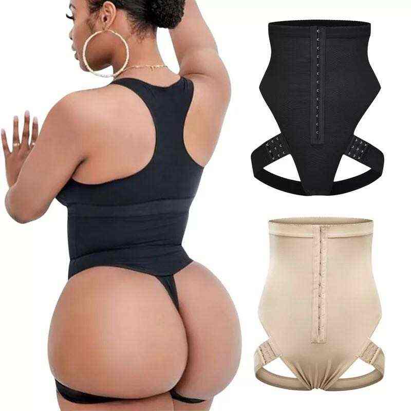 Glutei sottili pantaloni dimagranti leggings cintura nera cinturino in lattice allenatore in vita corsetto sollevamento dell'anca