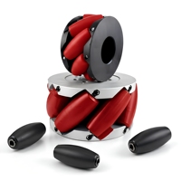 Roue Mecanum de 10 pouces, 700 kg par roue, largeur de 130 mm pour chariot élévateur automatisé