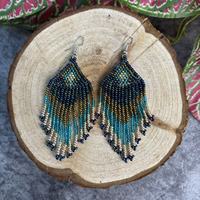 Boucles d'oreilles bohèmes à pampilles perlées, faites à la main, avec breloque oiseau, style ethnique, vente en gros, bijoux vintage rétro tendance pour femmes