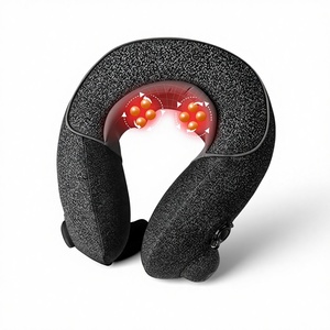 Almohada de Masaje Cervical Shang Lvbao TE629N, Masajeador Eléctrico Recargable para el Hogar con Control de Tiempo y Almacenamiento Plegable - Product Image 1