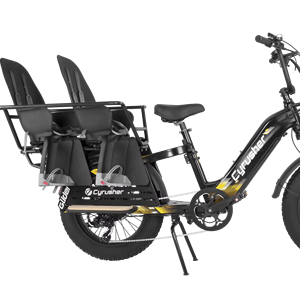 2025 New Arrival Cyrusher 52V 750W Hàng Hóa Điện Lai Xe Đạp Khung Nhôm Với Pin Lithium Và Chất Béo Lốp - Product Image 1