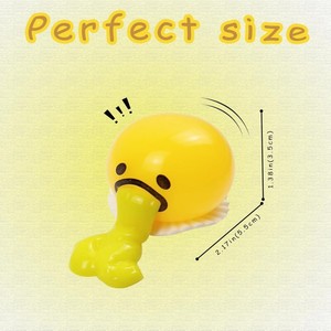 JITENG <span class=keywords><strong>Puking</strong></span> Sucking Stress Relief Balls Vomiting Egg Squeeze Toy Slime Toys Novelty Fidget Toy for Easter Baskets Gifts - Product Image 3