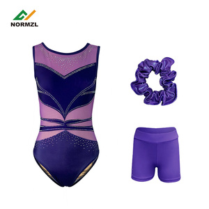 <span class=keywords><strong>Justaucorps</strong></span> de gymnastique sublimés sans manches <span class=keywords><strong>justaucorps</strong></span> de danse de performance de compétition vêtements de gymnastique pour les filles - Product Image 3
