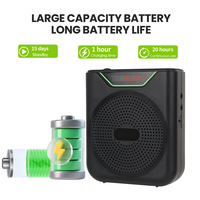 Altavoz Portátil 2 en 1 con Micrófono, Batería Recargable, Grabación USB, Amplificador de Voz para Profesores, para el Aula y Excursiones