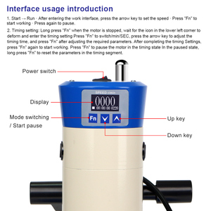 Nuovo arrivo omogeneizzatore emulsionante Mixer laboratorio 40L temporizzazione digitale cosmetici emulsionante alta macchina di taglio emulsionante laboratorio - Product Image 4