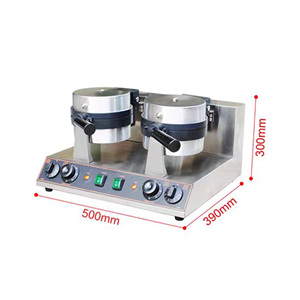 صانع الآيس كريم البرغر وعاء واحد آلة وعاء مزدوج للسندوتشات بانيني الجيلاتي UFO - Product Image 4