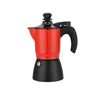 Özel tasarım demleme sistemi 150ml ticari Moka Pot seyahat taşınabilir kahve makinesi