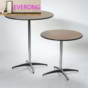 Table basse carrée moderne en bois massif et acier pour intérieur, bars, hôtels, salles à manger, extérieur - pour banquets <span class=keywords><strong>de</strong></span> <span class=keywords><strong>mariage</strong></span>, cocktails - Product Image 6