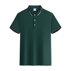 Venta al por mayor personalizado impreso o bordado logotipo de los hombres personalizado 100% poliéster sublimado Golf camiseta - Product Image 1