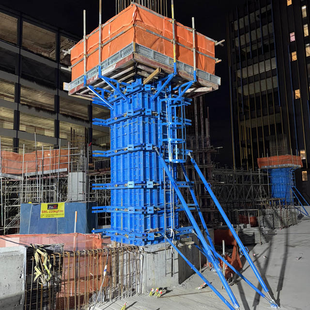Modern Modular Reusable Steel Formwork Panel for Concrete Construction Column Shuttering Metal for Building Applications