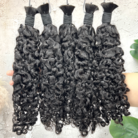 Extensions de cheveux humains doublement étirés de 24 pouces, 100 % bruts non traités, sans trame, style bohème, vente en gros