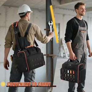 Biểu Tượng Tùy Chỉnh Mặc Kháng Công Cụ Túi Chức Năng Công Cụ Túi Xách Sửa Chữa Phần Cứng Bánh Lưu Trữ Vai Tote Cho Thợ Điện Kỹ Sư - Product Image 6