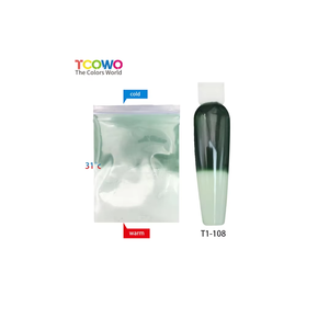 Pigment thermochromique noir à incolore, poudre activée par la température pour masques à changement de <span class=keywords><strong>couleur</strong></span>, résine et nail art - Product Image 1