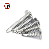 Vis autoperceuses en acier inoxydable SS 304 410 A2-70 à tête cylindrique fraisée M4.2 M4.8 pour métal