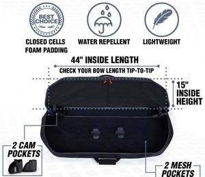 Sacoche de tir à l'arc personnalisable de haute qualité pour flèches, sacoche de chasse pour arc classique, sangle de maintien des flèches, support inversé - Product Image 4