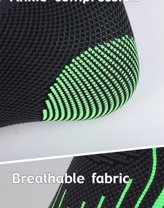 Attelle de cheville AOFIT HJ295 réglable en nylon, respirante, pour stabilisation, compression, protection sportive, soulagement des gonflements et entorses - Product Image 3