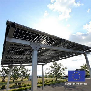 Stock européen, vente en gros, abri de voiture solaire de haute qualité <span class=keywords><strong>pour</strong></span> 2 voitures, auvent solaire en aluminium <span class=keywords><strong>pour</strong></span> parking - Product Image 2
