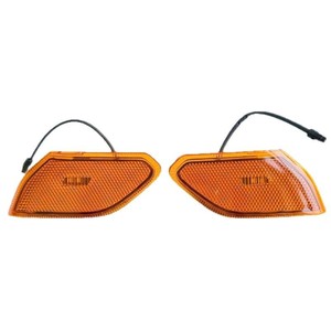 ไฟ LED แสดงตำแหน่งด้านหน้าสำหรับรถจี๊ปแรงเลอร์ JL 68302120AB 68302119AB 12V 6000 ลูเมน เลนส์สีส้ม พร้อมชุดสายไฟ - Product Image 5