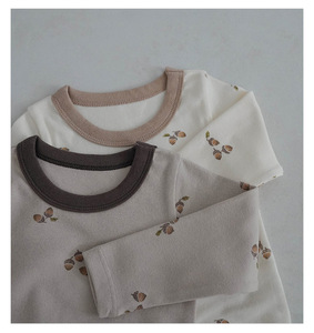 Conjunto de Primavera de Dos Piezas para Bebé, Body y <span class=keywords><strong>Pantalones</strong></span>, Conjunto de Mameluco de Manga Larga de Algodón - Product Image 5