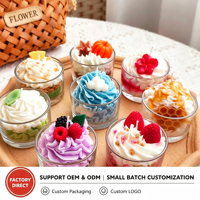 Lilin Kedelai Bentuk Kue Buatan Tangan Grosir - Lilin Aroma Kreatif & Lucu untuk Dekorasi Rumah & Hadiah