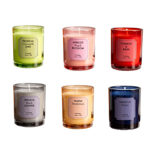 Nouvelle bougie parfumée en cire végétale écologique de niche haut de gamme à six couleurs, 12 parfums, cadeau d'aromathérapie 2026 - Product Image 5
