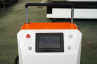 Machine de nettoyage laser pulsé refroidie par air 1000W, nettoyeur laser à fibre haute puissance pour l'élimination de la rouille et de la peinture sur les pièces automobiles et les graffitis