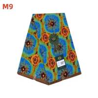 Tissu imprimé mosaïque multicolore en cire - Tissé uni 100% coton, poids moyen, base noire, motif cercles et points pour filles et garçons