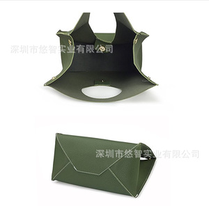 Simple PU leather tote bag, tablet <b>case</b> storage bag, document bag storage bag - Product Image 4