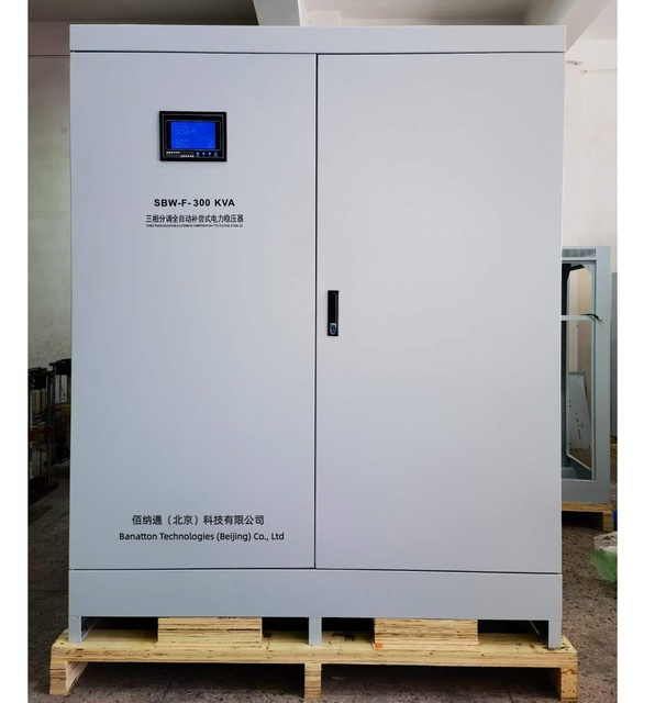 SBW Factory Sales 3 Phase Servo Type Motor 380v Ac Voltage Stabilizer 300kva Automatic Voltage Regulator Stabilizer
