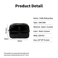 Sac de maquillage professionnel de luxe pour femmes, personnalisé, doux, grande capacité, organiseur de cosmétiques, sac de maquillage rembourré, fermeture éclair, étuis de voyage pour cosmétiques