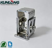 Le plus populaire KUNLONG SK1-500 Poignée de serrure à compression pour chambre d'essai de four, Cylindres de serrure de qualité, Pêne de 50 mm, 1 clé incluse