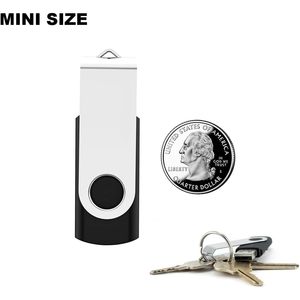 2 gói Đen USB 2.0 ổ đĩa flash 64GB xoay Thiết kế ổ đĩa ngón tay cái với gấp lưu trữ <span class=keywords><strong>Memory</strong></span> <span class=keywords><strong>Stick</strong></span> 1TB Công suất-hộp đóng gói - Product Image 1