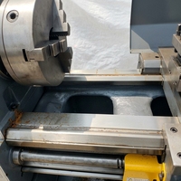 Tour à métaux horizontal manuel d'occasion Baoji CS6140, robuste, pour travaux de tournage industriel du métal